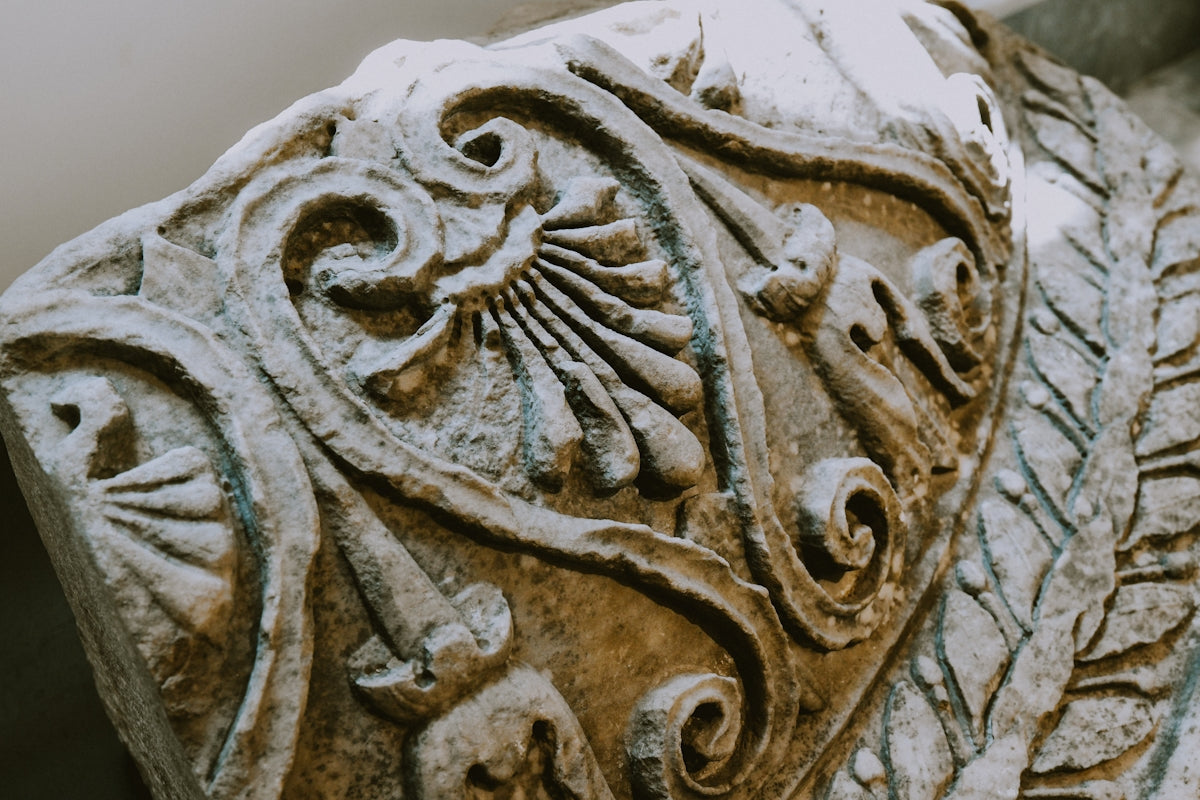 A close up of a decorative object on a table