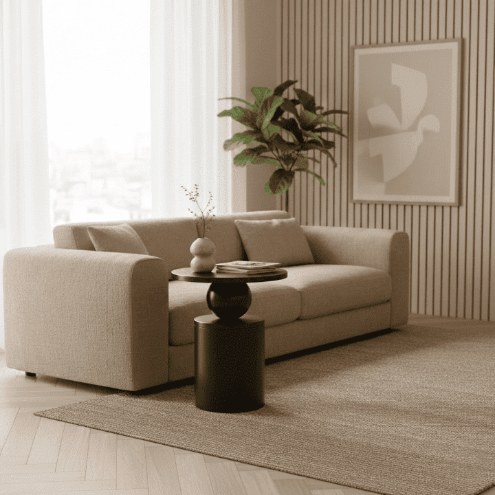 Modern Sculptural Side Table