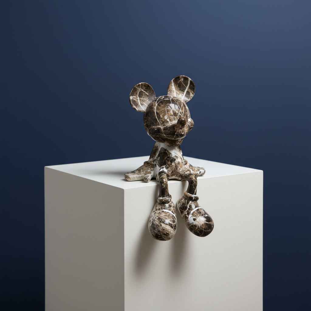 Brown Marbled Mickey Mouse