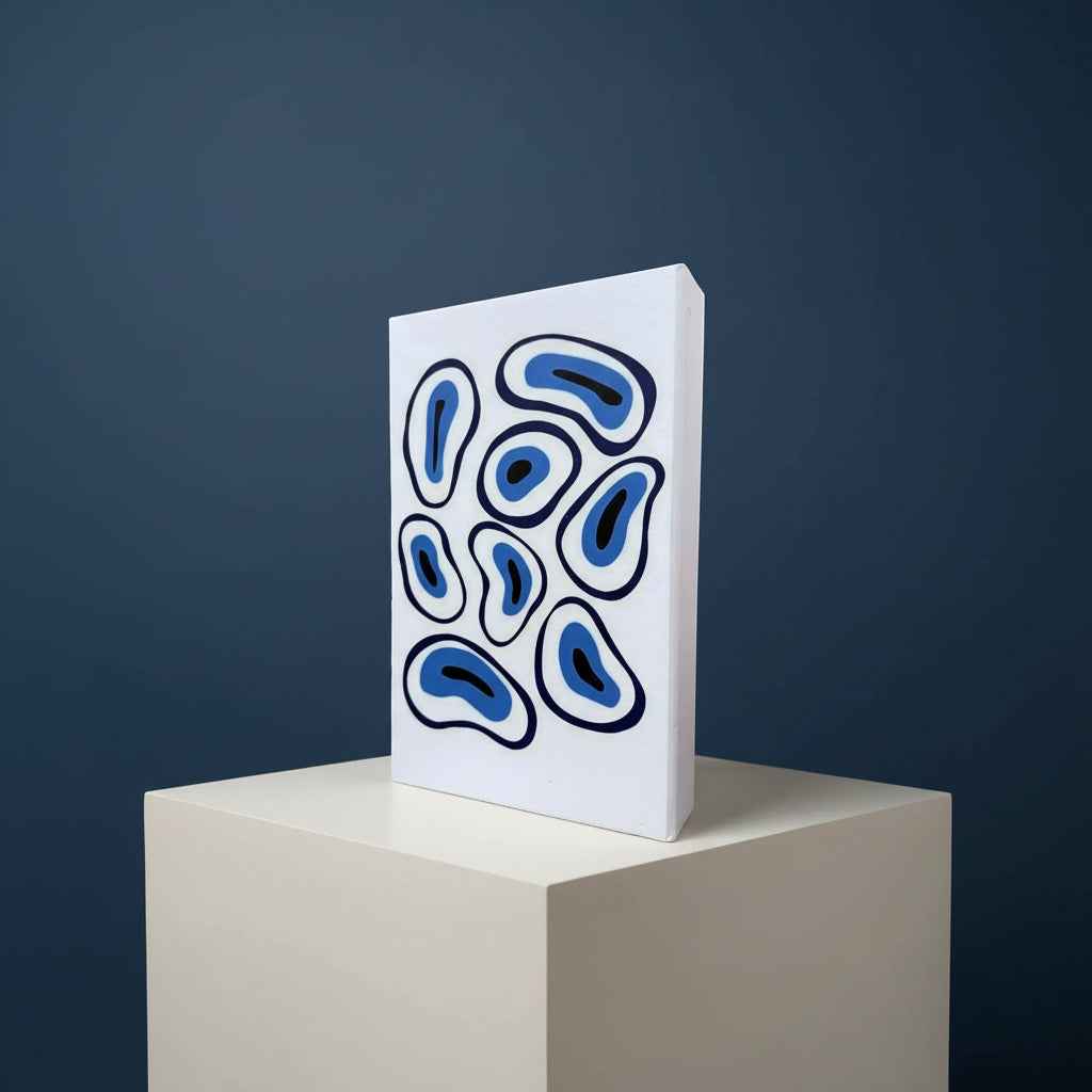 Evil Eye White Decor Book - Arpiece - Home Decor