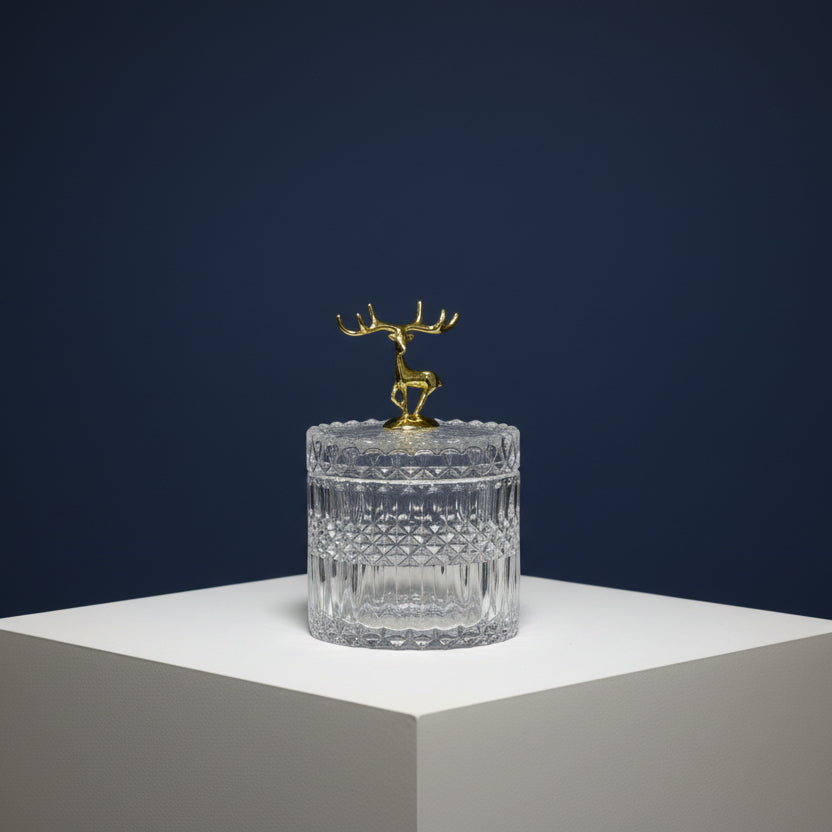 Deer Storage Jar - Arpiece - Home Decor