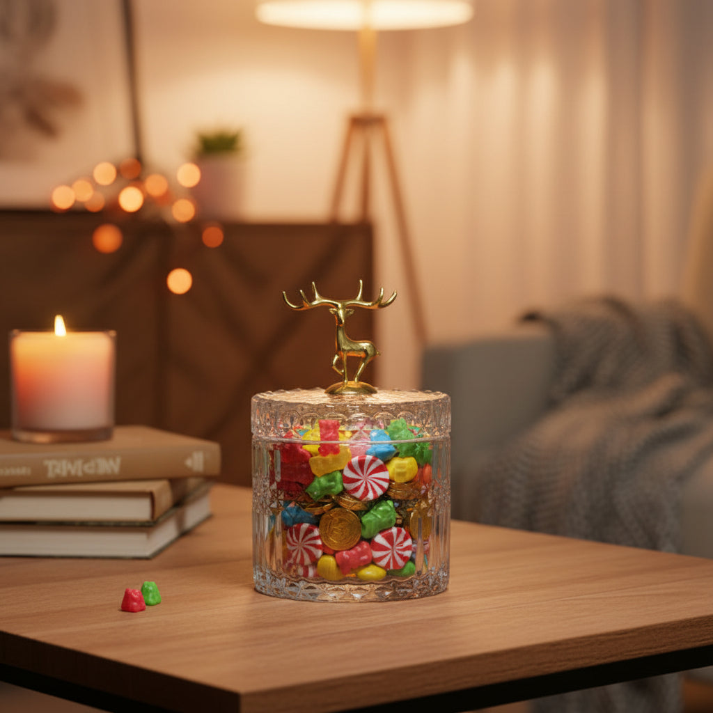 Deer Storage Jar