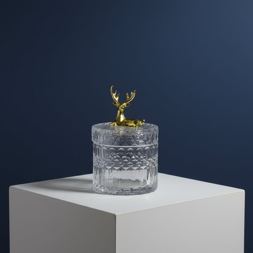 Deer Storage Jar - Arpiece - Home Decor