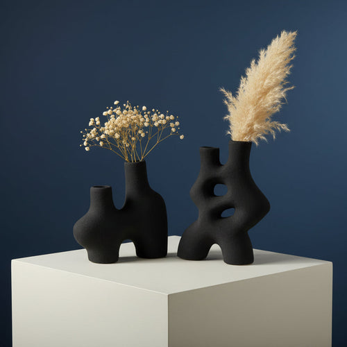 Handcrafted pottery vase – unique ceramic home decor by Kvell Masterpiece, available in Egypt.
