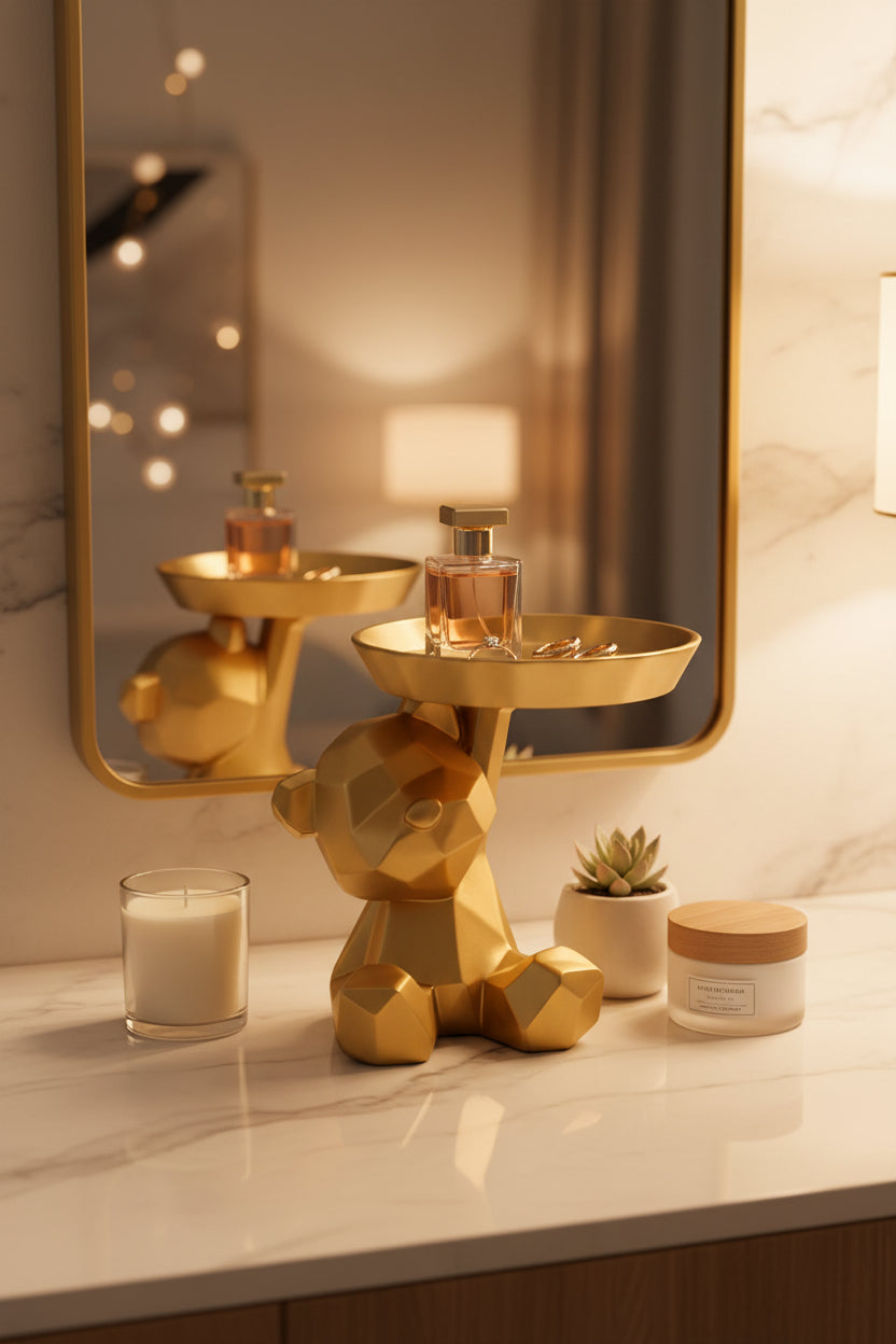 Geometric Teddy Tray