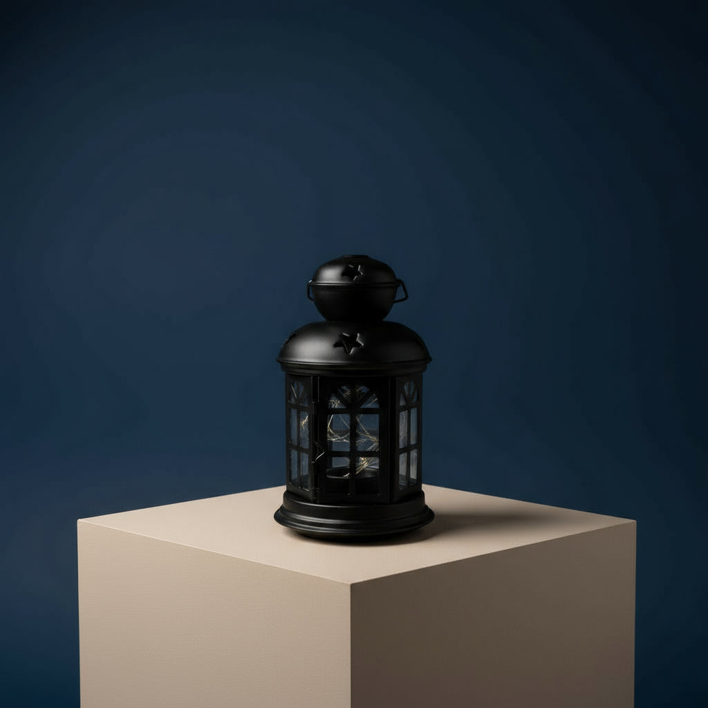Noor Black Ramadan Lantern - Kvell Masterpiece
