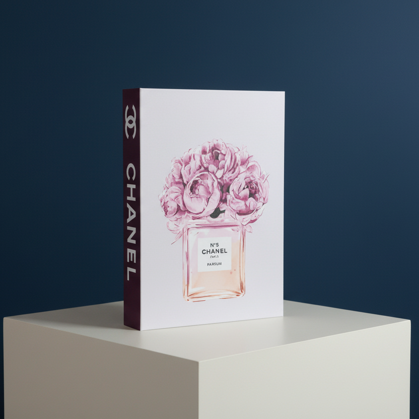 Chanel Purple Decor Book - Arpiece - Home Decor